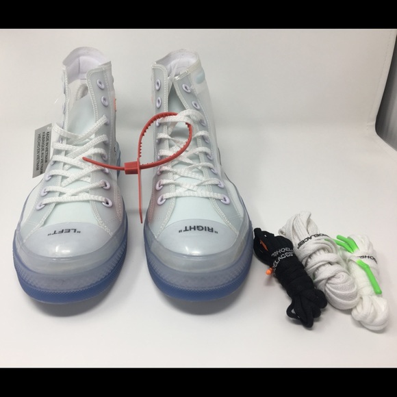 converse x off white nere